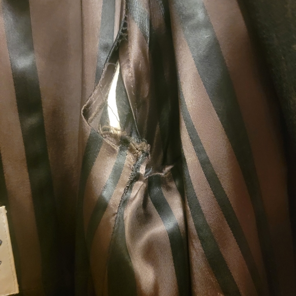 Vintage Men’s Felshire Quality Tailored Black/Dark Grey Micro-plaid Coat - Picture 11 of 11